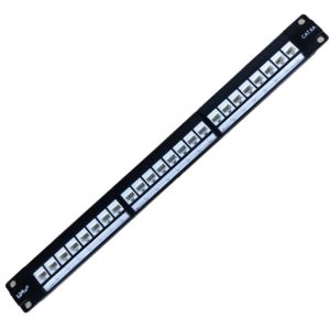 LDR 24 Port Cat6A UTP Patch Panel Rack Mount - 1U – LDR RCLDR-ACC-PP-24-6A Accessories Product Image