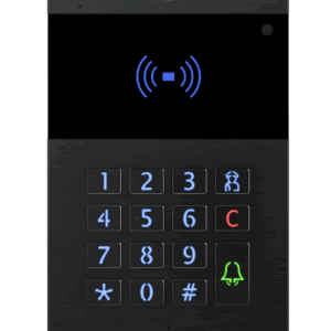 AkuvoxSIP INTERCOM WITH KEYPAD AND RF CARD READER BLACKIP Audio & Video