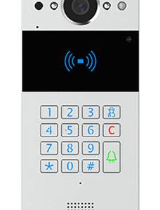 AkuvoxSIP INTERCOM WITH KEYPAD AND RF CARD READER SILVERIP Audio & Video