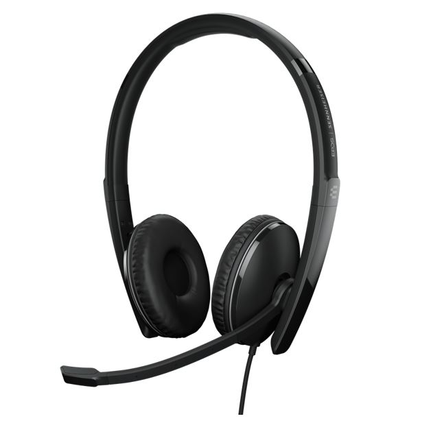EPOS | On-ear double-sided USB-A headset in-line call control. Certified for Microsoft Teams and optimised for UC. Active Noise Cancellation. – EPOS SPS-ADAPT160TANC-USB Corded (USB-A) Product Image