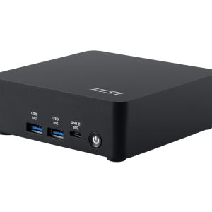 MSI Cubi NUC AI 1UMG-013BAU Mini PC Black Barebone Core Ultra 5 125H 2x Thunderbolt 4 2x HDMI 2x Intel® I226V (2.5G) Wi-Fi 6E AX211 3Y – MSI SYM-CUBINUCAI1UMG-013BAU Barebone PC Product Image