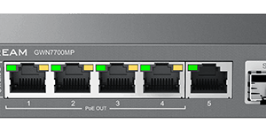 GrandstreamUNMANAGED 2.5 MULTIGIGABIT SWITCH WITH 5 X 2.5 GIGE 1 X SFPIP Telephony & Unified Comms