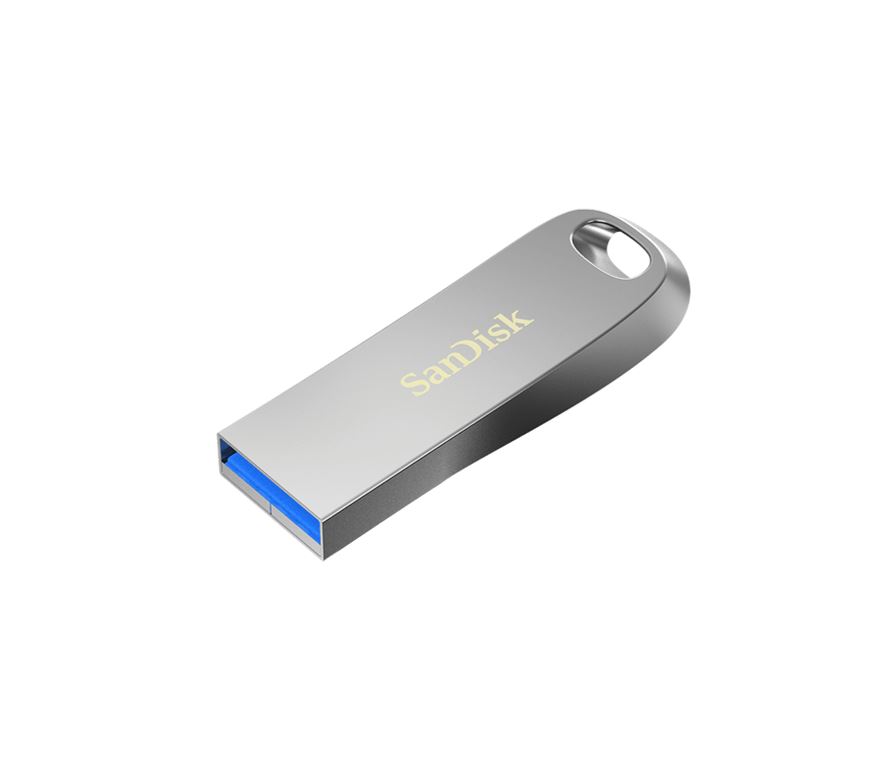 SanDisk 32GB Ultra Luxe USB3.1 Flash Drive Memory Stick USB Type-A 150MB/s capless sliver 5 Years Limited Warranty – Sandisk USSD-CZ74-032G USB3.0 Memory Thumb Drive Product Image