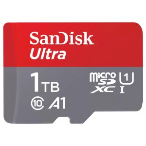 (LS) SanDisk Ultra microSDXC UHS-I 1TB -Transfer Speeds of Up to 150MB/s -10-Year Limited Warranty (EOL) – Sandisk USSD-SQUAC-1T00 SD/ Mini SD/ Micro SD Product Image