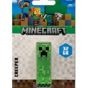 Verbatim Minecraft Creeper - Collector's Edition USB Flash Drive - 32GB - Creeper. Retail Pack - Minecraft Movie 2025 – Verbatim USV-66979 USB2.0 Memory Thumb Drive Product Image