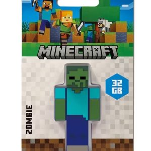 Verbatim Minecraft Zombie -  Collector's Edition USB Flash Drive - 32GB - Zombie - Retail – Verbatim USV-66981 USB2.0 Memory Thumb Drive Product Image