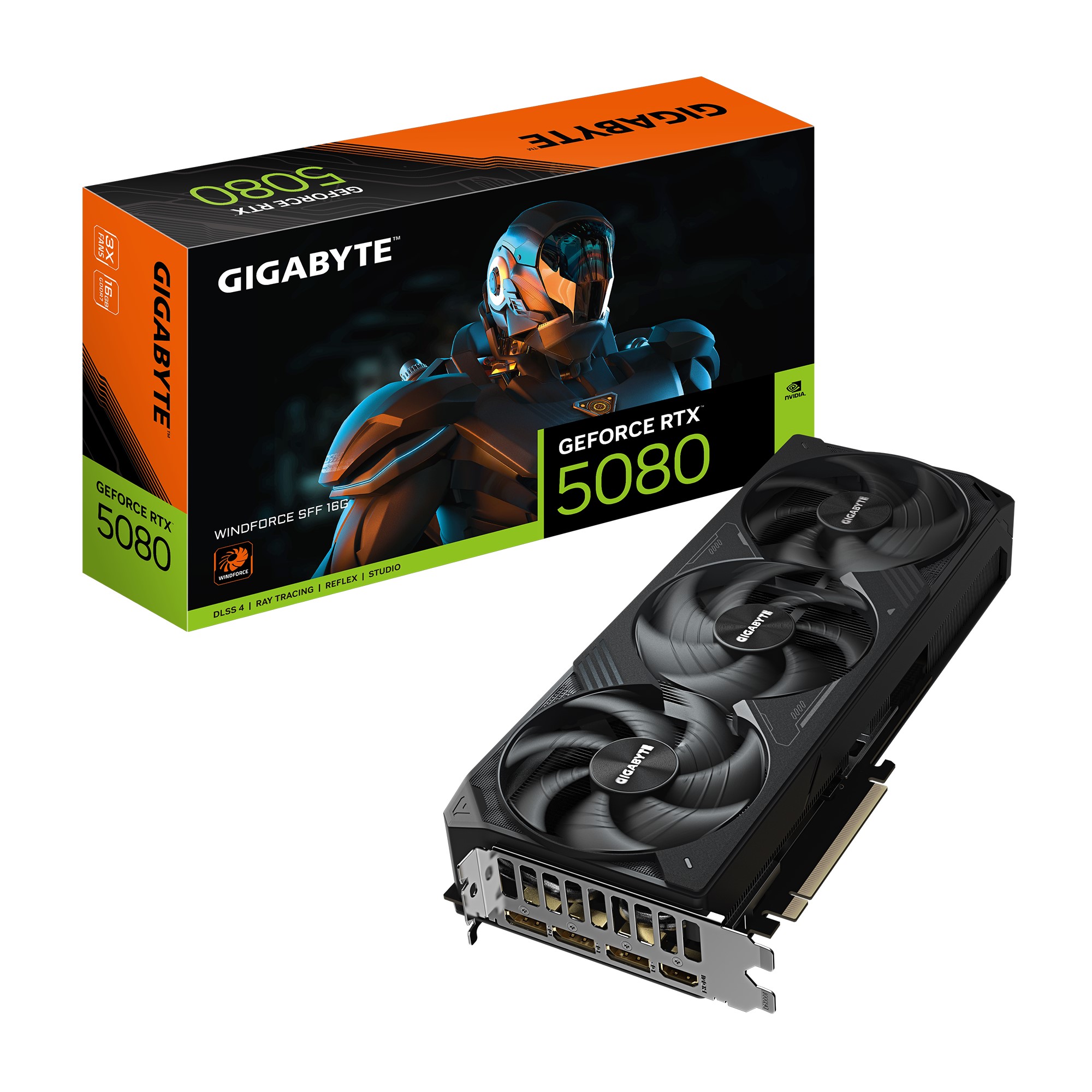 Gigabyte GeForce RTX™ 5080 WINDFORCE SFF 16G