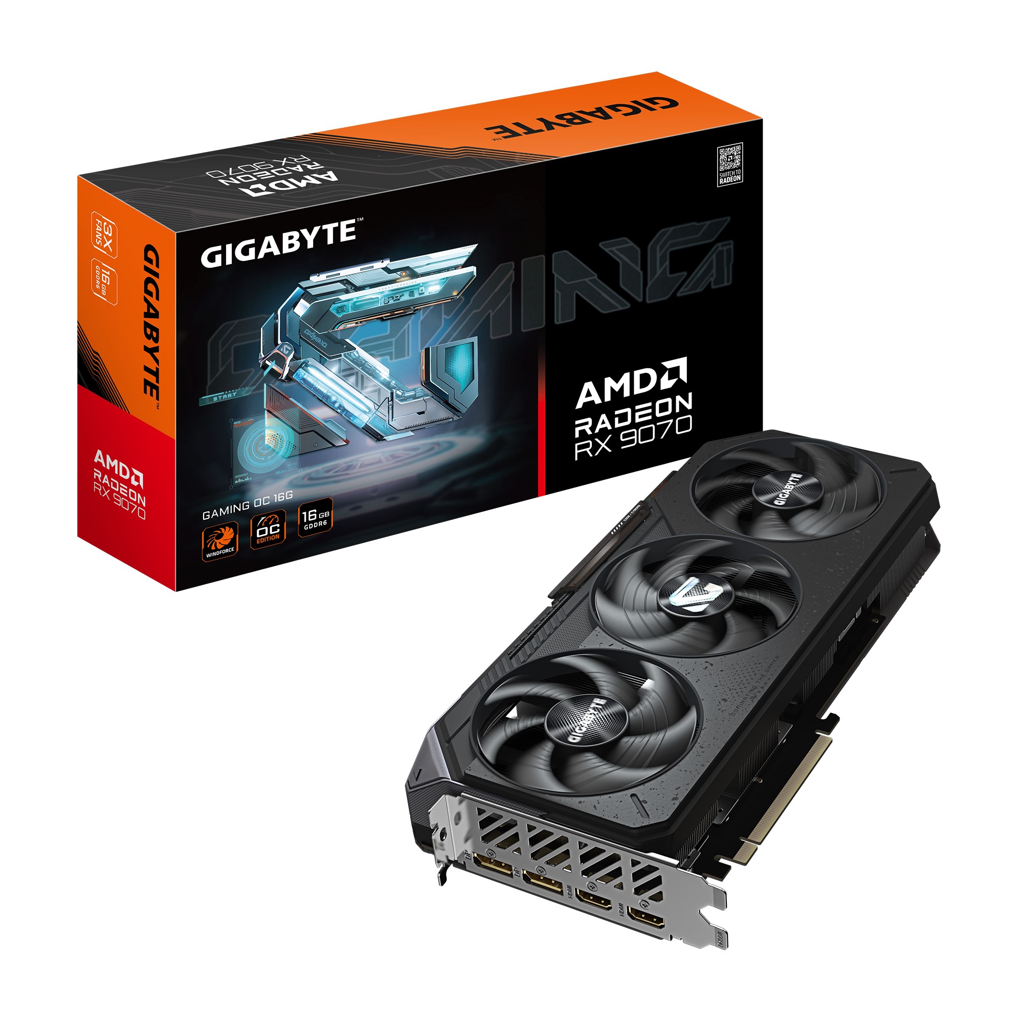 Gigabyte Radeon™ RX 9070 GAMING OC 16G