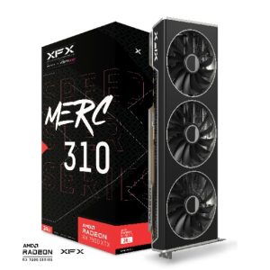 XFX Speedster MERC310 AMD Radeon™ RX 7900XTX BLACK Gaming Graphics Card with 24GB GDDR6