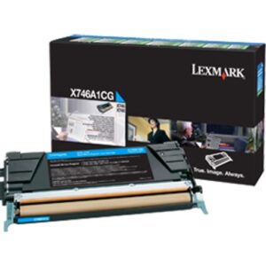 LexmarkX746 X748 CYAN TONER 7K RETURN PROGRAMLaser Toner