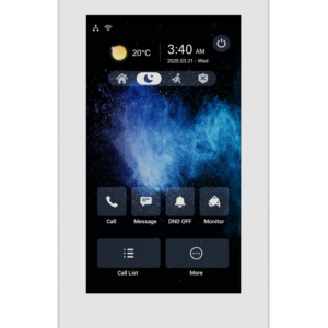 Akuvox7 SIP INDOOR MONITOR IN WHITE LINUX VERSION VERTICALIP Audio & Video