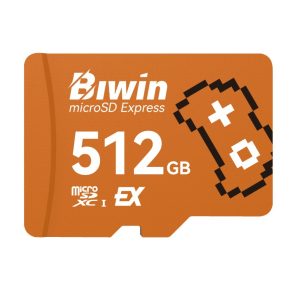 BIWIN ME300-512G microSD Express Read & Write Speed up to 900 MB/s & 800 MB/s BAME300512G-RGX – BIWIN BIW-ME300-512G SD/ Mini SD/ Micro SD Product Image