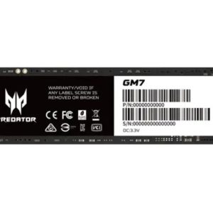 Predator GM7-512GB M.2 NVMe PCIe Gen 4*4 512GB Up to 7400 MB/s Read and 3800 MB/s BL.9BWWR.117- 5 Year Warranty – BIWIN BWPR-GM7-512GB M.2 NVMe PCIe SSD Product Image