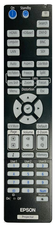 EpsonEPSON REMOTE CONTROL FOR EB-PU1007W/PU1008W/PU1008B/ PU2010W/PU2010BRemotes