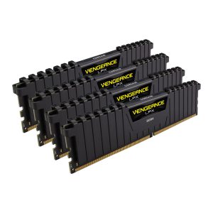 (LS) Corsair Vengeance LPX 64GB (4x16GB) DDR4 3200MHz C16 XMP 2.0 Desktop Gaming Memory Black ~CMK64GX4M4C3200C16 – Corsair MECMD4VL4X1632E DDR4 UDIMM (Desktop) Product Image