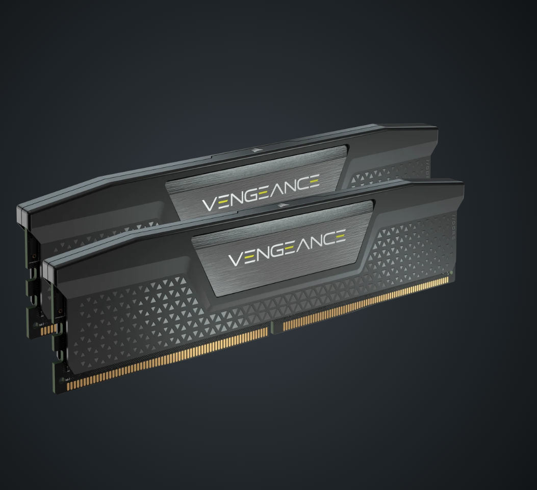 Corsair Vengeance RGB 32GB (2x16GB) DDR5 UDIMM 6000MHz CL30 1.4V Desktop Gaming Memory Black – Corsair MECMD5-VR2X16G60C30 DDR5 UDIMM (Desktop) Product Image