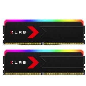PNY Mako Black 32GB (16GBx2) 6000MHz DDR5 CL30 RGB – Leader-P MEPD5-5600030XRGB-P DDR4 UDIMM (Desktop) Product Image