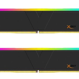 (Allocation) V-Color DDR5 32GB (16GBx2) 6000MHz MANTA XSKY RGB U-DIMM 1.25V (BLACK) – VCOLOR MEVC5-TMXSAL1660836KWK DDR5 UDIMM (Desktop) Product Image