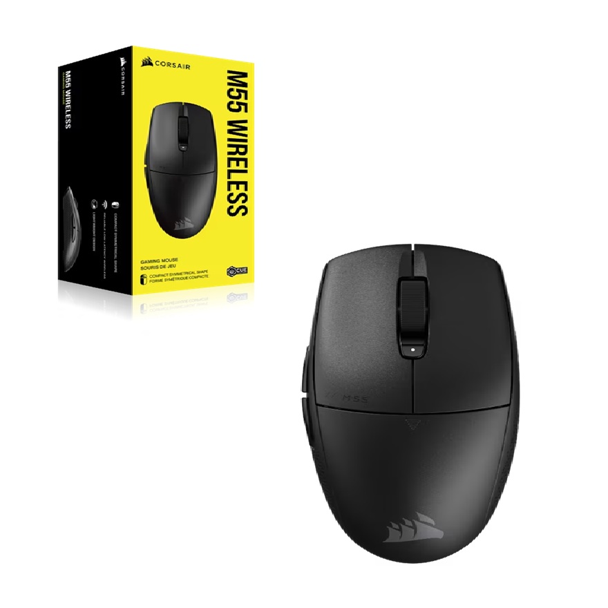 Corsair M55 WIRELESS Gaming Mouse (AP) - Blacck – Corsair MICH-M55-BK Gaming Product Image