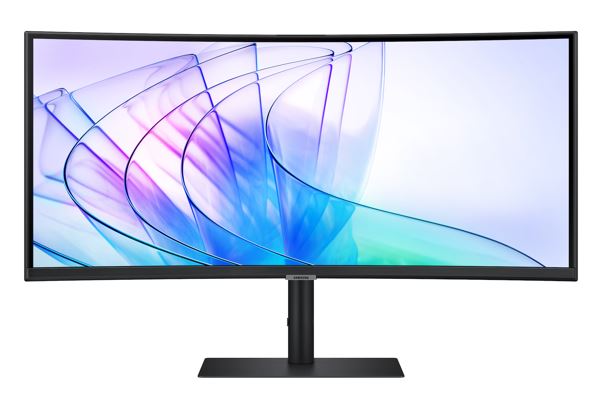Samsung 34' ViewFinity S50GC UWQHD Ultra 3000:1 100Hz 3440x1440 21:9 5ms 350 cd/㎡ HDR10 VA DP HDMI USB-C Hub LAN Webcam Tilt HAS Swivel VESA 3YR – Samsung MNS-LS34C650VEEXXY 31.5'-Above Monitors Product Image