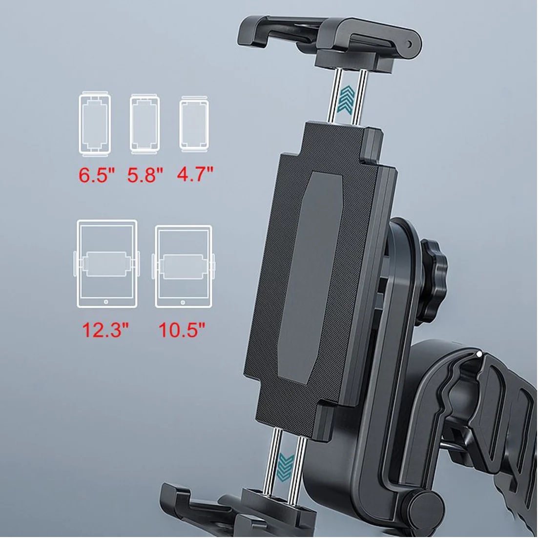 USP Universal In-Car Tablet Mount Dash Windscreen Holders - Black
