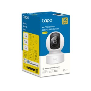 TP-Link Tapo C232 Pan/Tilt AI Home Security Wi-Fi Camera – 3K 5MP + Ethernet port – TP-LINK NWTL-TCC232 IP Cameras Product Image