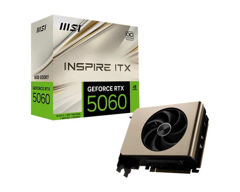 MSI nVidia GeForce RTX 5060 8G INSPIRE ITX OC