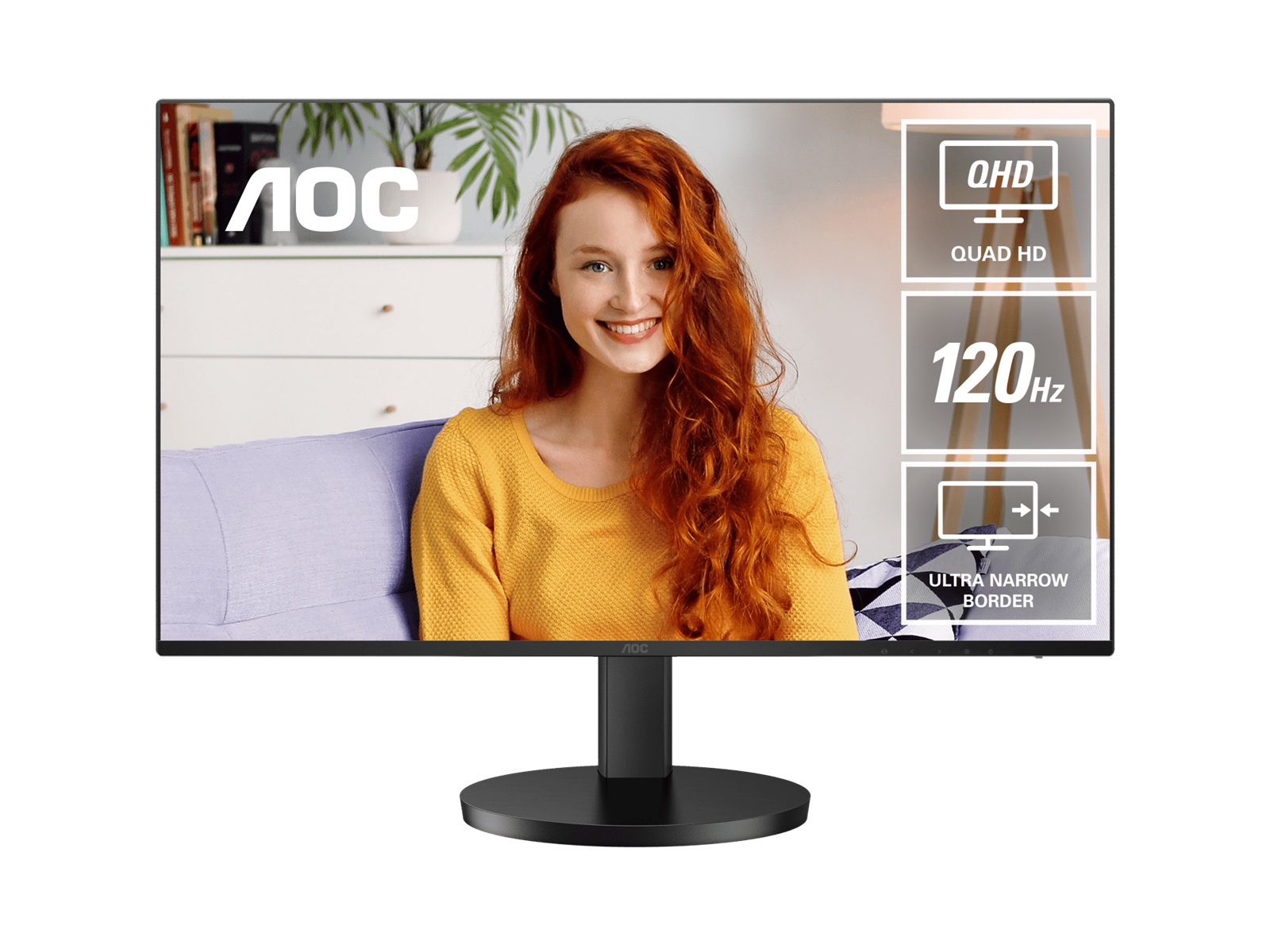 AOC 27' IPS Q27B3CF3: 2560×1440 @ 120Hz