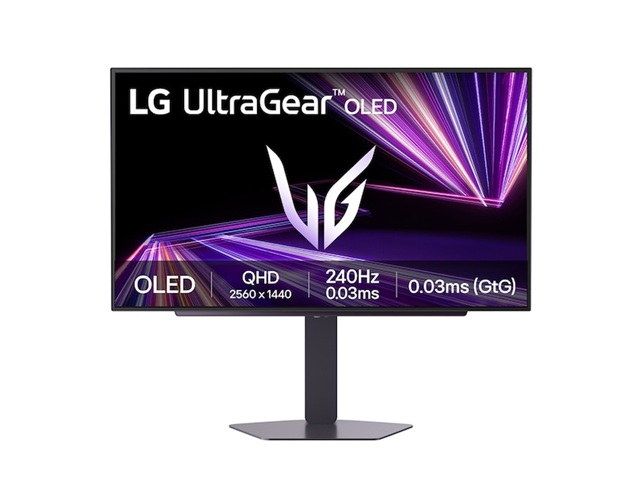 LG 27'UltraGear™ GX7 27-inch 240Hz OLED QHD Gaming Monitor |27GX704A | DisplayHDR™ True Black 400