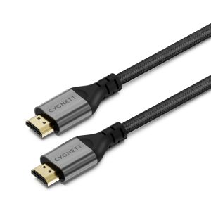 Cygnett Unite 8K HDMI TO HDMI Cable (1.5M) - Black(CY4532CYHDC) Braided