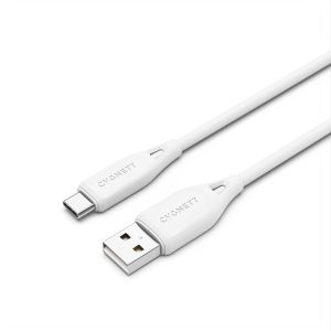 Cygnett Essentials USB-C to USB-A (2.0) Cable (2M) - White (CY4690PCUSA)