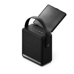 Cygnett FreePlay Solar Chargingr Wireless Speaker & 8K Power Bank - Black(CY4968SOSPE)