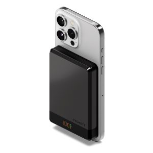 Cygnett MagSlim 10k Magnetic Wireless Power Bank -Black(CY5278PBCHE)