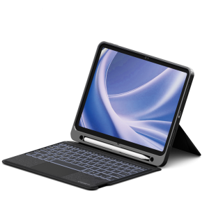 Cygnett Apple iPad Air (11') (M3/M2) (5th/4th Gen)/iPad Pro (11') (5th/4th/3rd/2nd/1st Gen) Magnetic Keyboard + Case - Black (CY5332CKBCA) – Cygnett MPA-CY5332CKBCA iPad Keyboard Product Image