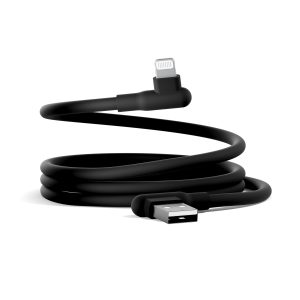 Cygnett DriveSync Right Angled Silicone Lightning to USB-A Cable (0.7M) - (CY5667CCACB)