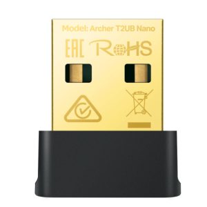 TP-Link Archer T2UB Nano AC600 Nano Wi-Fi Bluetooth 4.2 USB Adapter – TP-LINK NWTL-ARCHERT2UBNANO USB Network Adapters Product Image