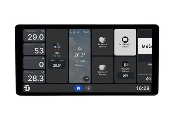 ShellySHELLY WALL DISPLAY X2I BLACKKeypads / Touchscreens