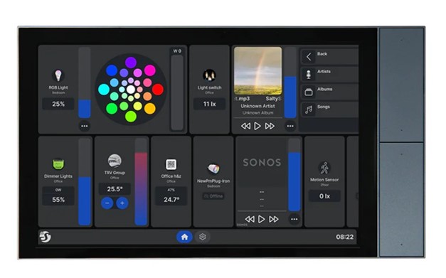 ShellySHELLY WALL DISPLAY XL SILVERKeypads / Touchscreens