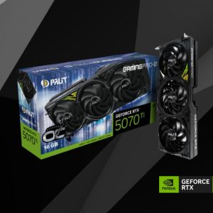 PALIT RTX5070Ti GAMINGPRO-S OC 16GB GDDR7 256bit 3-DP HDMI NE7507TS19T2-GB2031U – Palit VCPA-RTX5070TI-GROC-S-16G PCI-E nVidia Chipset Product Image