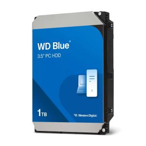 Western Digital WD Blue 1TB 3.5' HDD SATA 6Gb/s 5400RPM 64MB Cache CMR Tech 2yrs Wty – Western Digital HAWD-BL35-1TB-1 3.5' SATA HDD (Desktops) Product Image