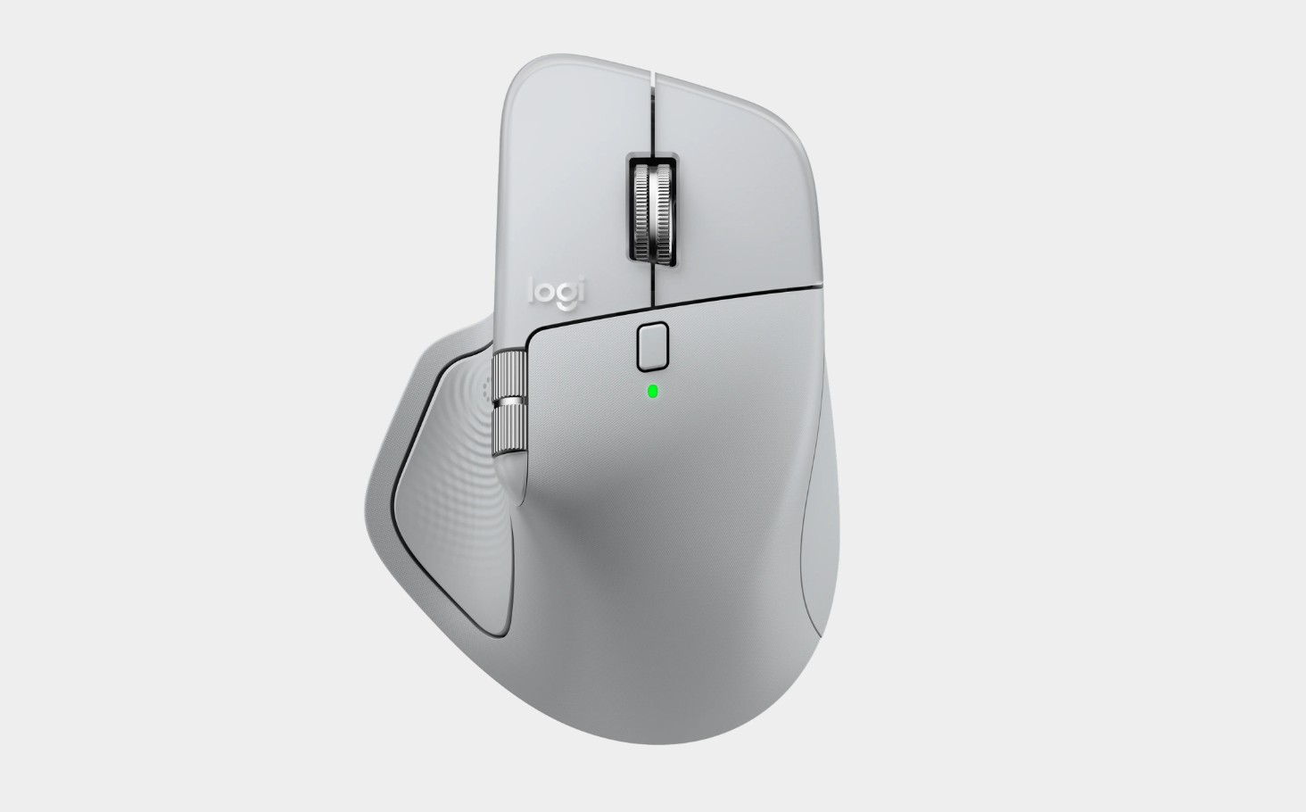 Logitech MX Master 4 Wireless Mouse - Pale Grey (LS) – Logitech MILT-MXMASTER4-PALEGRAY Wireless & Bluetooth Product Image