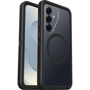 OtterBox Defender Pro XT Clear Samsung Galaxy S26 5G (6.3') Case Dark Side (Clear/Black) - (77-99898)