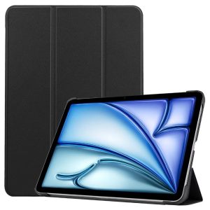USP Apple iPad Air (13') (M2/M3) (7th/6th Gen) / iPad Pro (12.9') (6th/5th/4th/2nd/3rd Gen)Folio Case Black- Slim