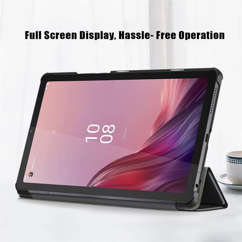 USP Lenovo Idea Tab Pro Folio Case Black - Anti-Scratch Microfiber Interior