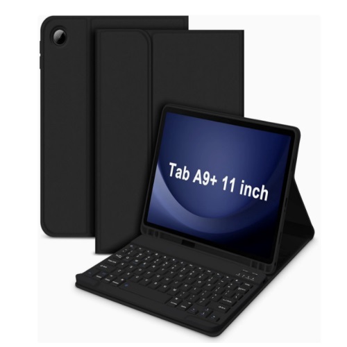 USP Samsung Galaxy Tab A11+ / Tab A9 + Keyboard Case Cover Black - Ultra-Slim