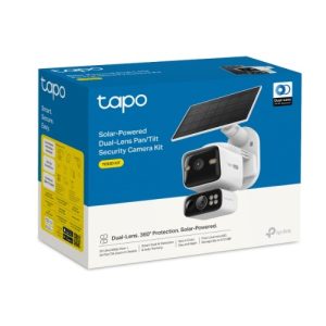 TP-Link TC93D KIT Solar-Powered Dual-Lens Pan/Tilt Security Camera Kit – TP-LINK NWTL-TC93D-KIT IP Cameras Product Image