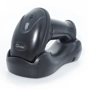 Oxhorn Wireless 2.4G Bluetooth 5.0 2D Barcode Scanner Commercial Grade USB Fast reliable Plug&Play 5V 1A  Sensor Pixel rechargeable battery Black – Just You PC PRO-UB-D201 Brother - LABELLERS Product Image