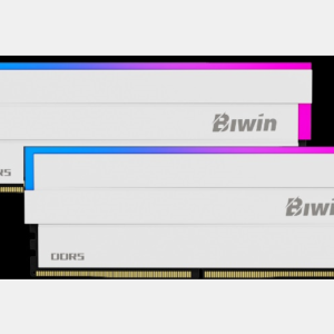 BIWIN DDR5 Memory DW100 RGB 6000mhz 32kits (16GB*2) CL36 White Black Opal (Gaming) BXL53260DW1-D36DW – BIWIN BW-DW100-32G-CL36-W DDR5 UDIMM (Desktop) Product Image