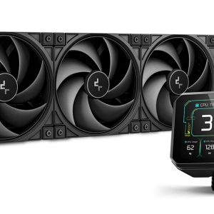 DeepCool SPARTACUS 360 Fully Customisable 6th Gen Liquid Cooler with Silent Ring Fans, 3.4' LCD – DEEPCOOL CFD-SPARTACUS360 Liquid Cooling Product Image