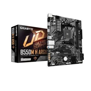 Gigabyte B550M H ARGB Micro-ATX AMD B550 motherboard with AM4 support